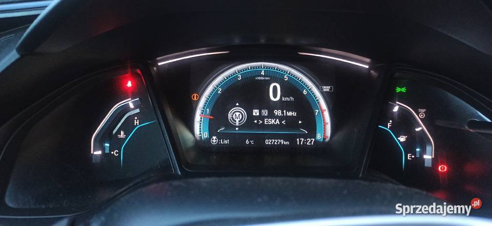 Honda Civic X 20 komputer pokładowy małopolskie Dąbrowa Tarnowska sprzedam
