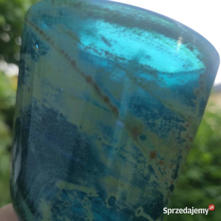 Mdina Glasskielich szklany sygnowany Michael łódzkie Pabianice sprzedam