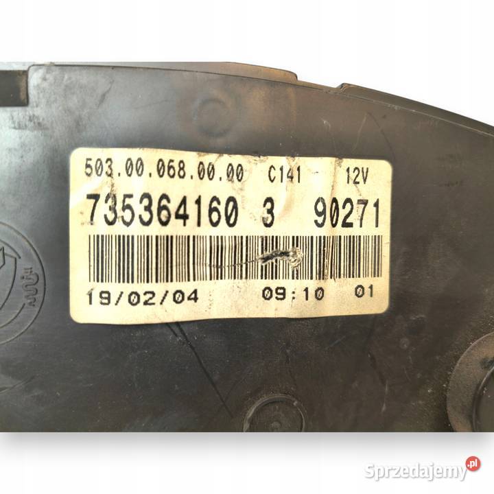 LICZNIK ZEGARY 735364160 Fiat Idea 12 14 16V 13 Chełm sprzedam