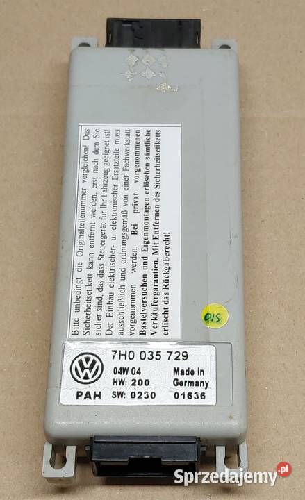 MODUŁ STEROWNIK TELEFONU VW T5 MULTIVAN 04 Mielęcin sprzedam