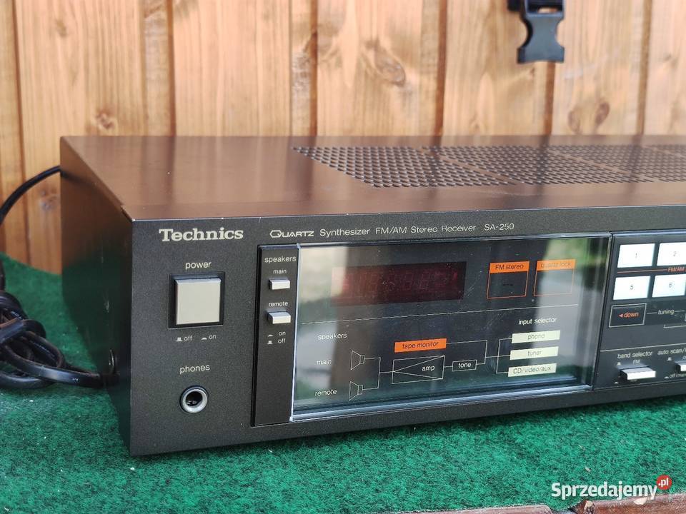 Amplituner Technics sa250 piękny vintage z 1984r Świdwin sprzedam