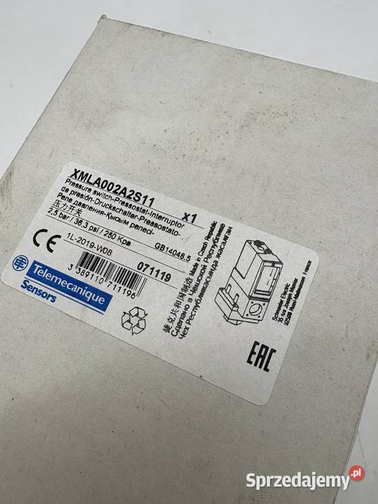 Telemecanique XMLA002A2S11 Czujnik ciśnienia mazowieckie