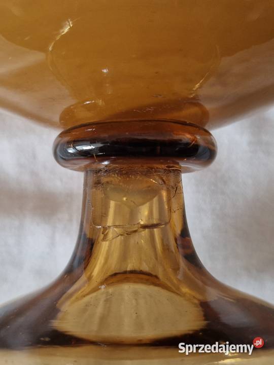 Wazon na nodze Jerzy SłuczanOrkusz vintage PRL