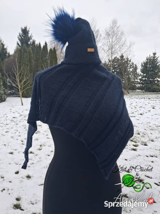 Handmade ręcznie robiona chusta i czapka na Dla kobiet świętokrzyskie Busko-Zdrój