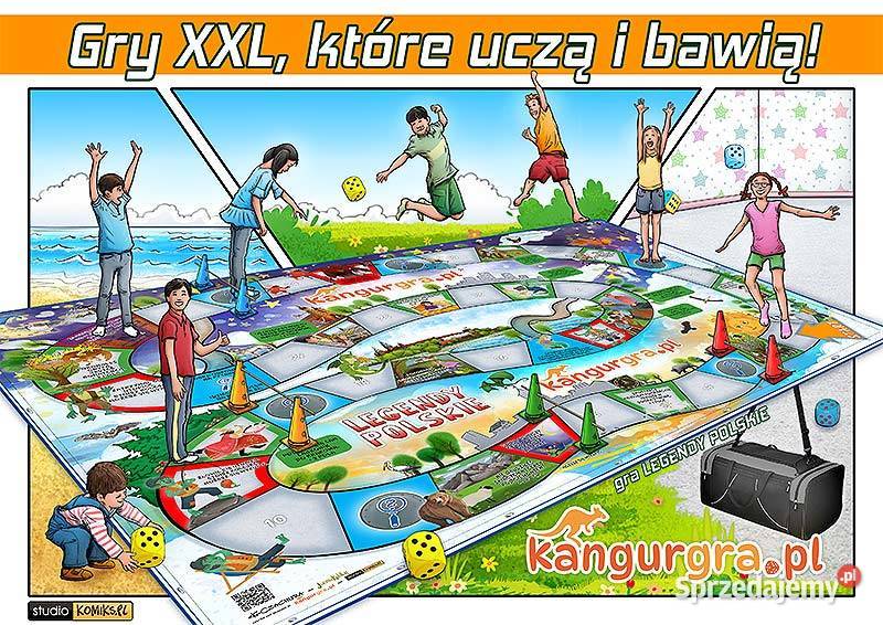 gra planszowa XXL LEGENDY POLSKIE DZIECI do