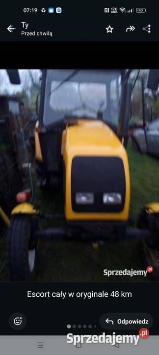 Ciągniki Escort Farmrac 555 DTC Wspomaganie kierownicy świętokrzyskie Dobrowoda