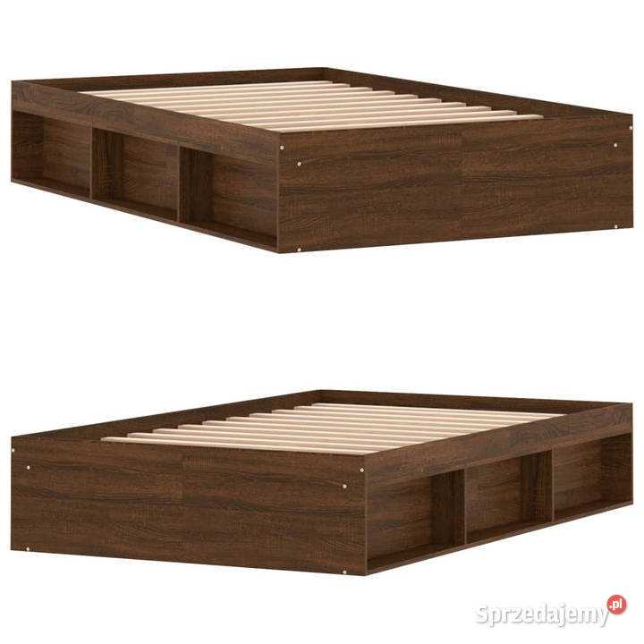 Rama łóżka brązowy dąb 120x200 WM3203858 Warszawa