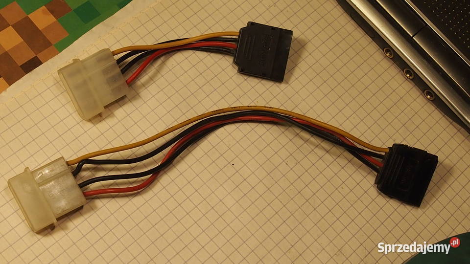 Przejściówka do zasilacza z IDE Molex do Serial Tychy sprzedam