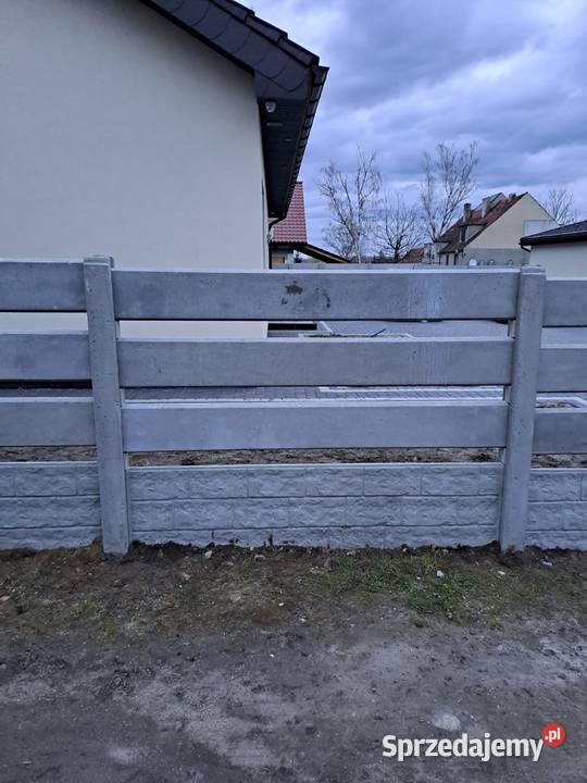 Ogrodzenia betonowe Nowoczene wzory