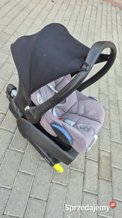 Nosidełko skorupa fotelik maxicosi z bazą ISOFIX Czarże
