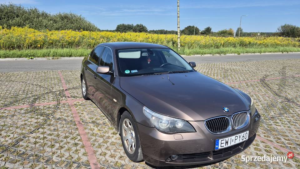 Sprzedam BMW 520i E60 2004r wspomaganie kierownicy Piotrków Trybunalski