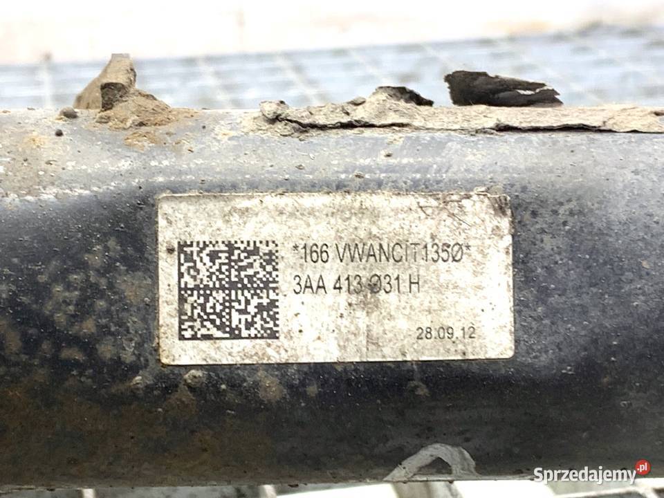 AMORTYZATOR PRAWY PRZÓD ZE SPRĘŻYNĄ VW PASSAT B7