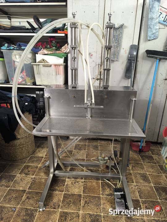 Nalewarka dwugłowicowa półautomatyczna stal Jaworzno