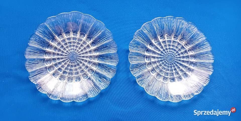 Dwa talerzyki Cora HSG Ząbkowice Projekt Eryki Porcelana i szkło Koźminek
