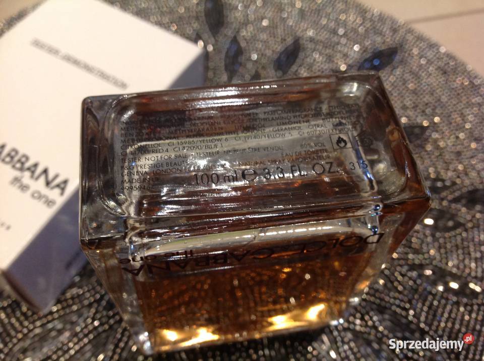 Perfum Męski Dolce Gabbana The One EDT poj 100 lubuskie Nowa Sól