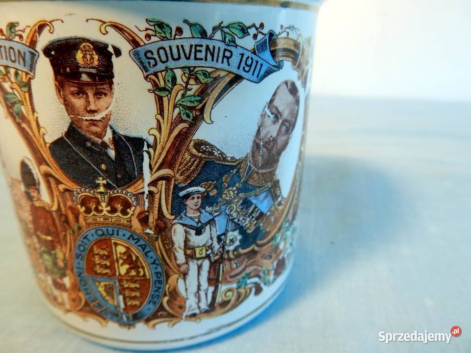 GEORGE V NA Króla Rodzina Królewski Anglii 1911 wielkopolskie Piła sprzedam