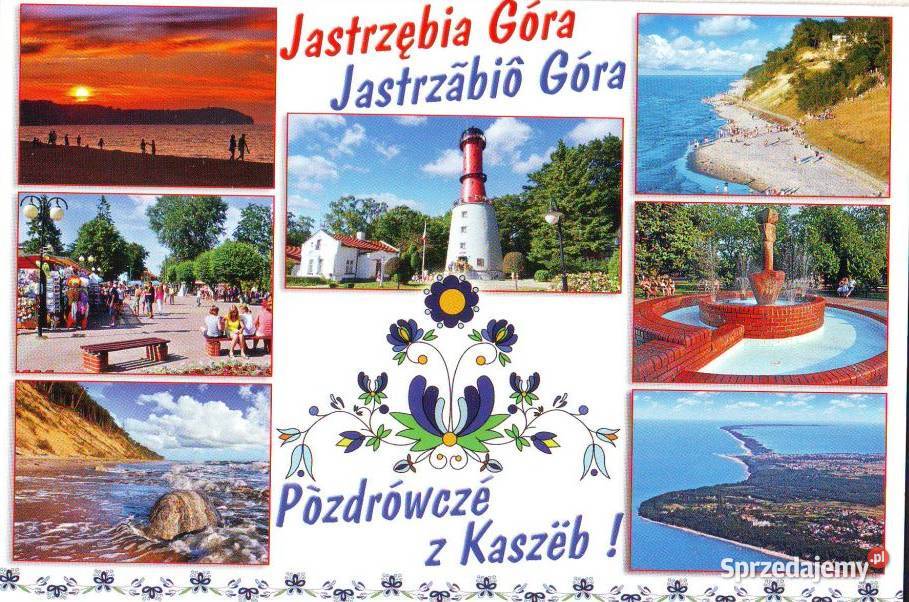 Kart Poczt Jastrzębia Góra widoki 4 śląskie Gliwice