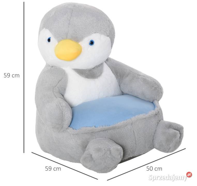 Fotel dziecięcy pluszowy zwierzak Krzesło sprzedam