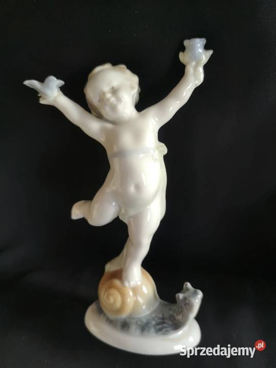 Figurka Kupidyn Metzler Ortloff Ilmenau Niemcy