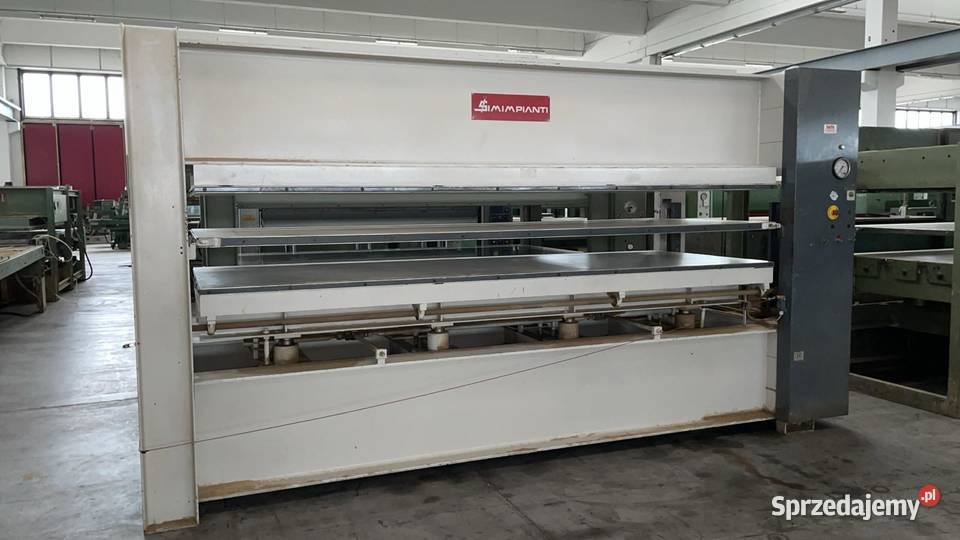 Prasa hydrauliczna do fornirowania SIMIMPANTI Juszczyn