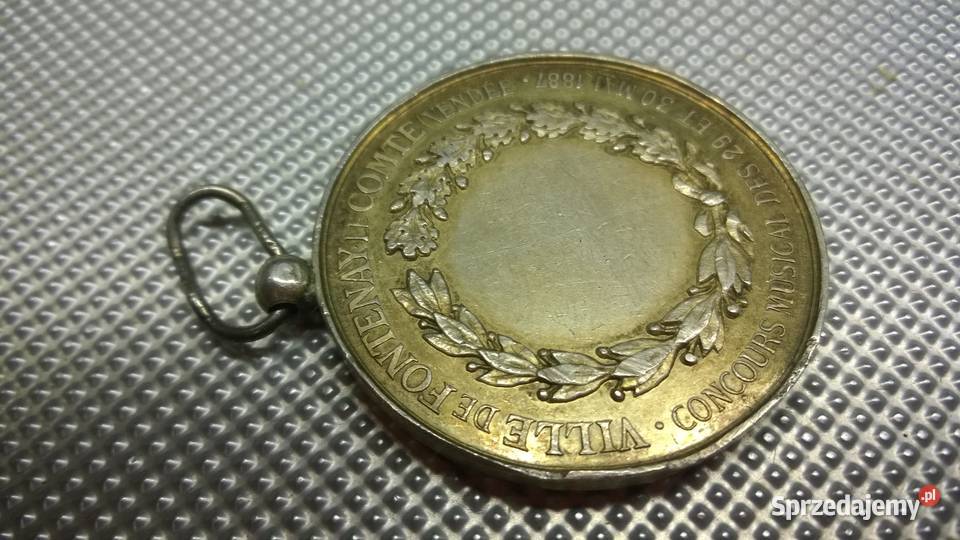 medal REPUBLIQUE FRANCAISE 1887r Warszawa