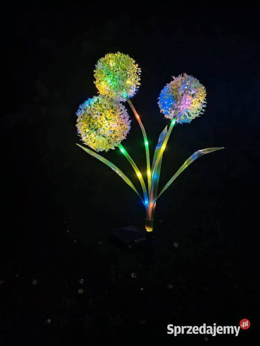 Nowe Lampki solarne LED dmuchawce kwiatki Lampy ogrodowe Blachownia