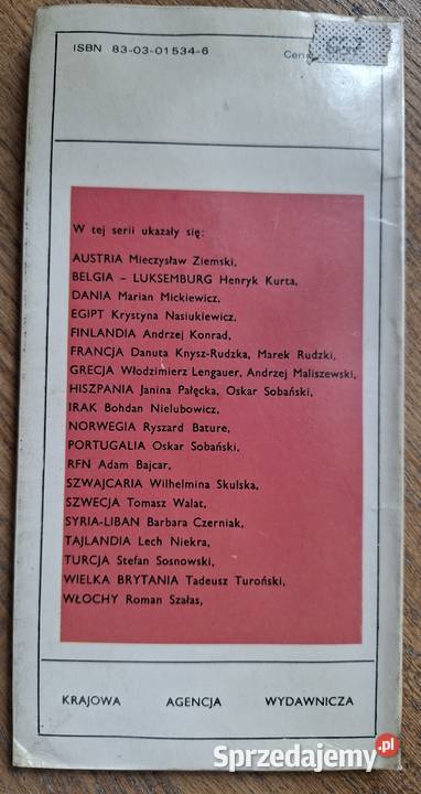 Holandia mały przewodnik turystyczny KAW Kraków sprzedam