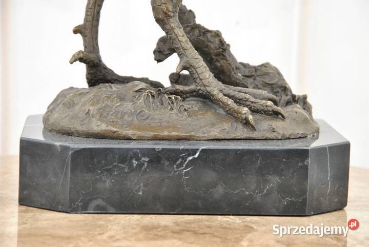 Duży Bażant Figura z brązu Ptak Myśliwska Rzeźba Kraków