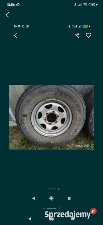 Felgi Koła Mitsubishi Pajero Rozmiar 15" opolskie