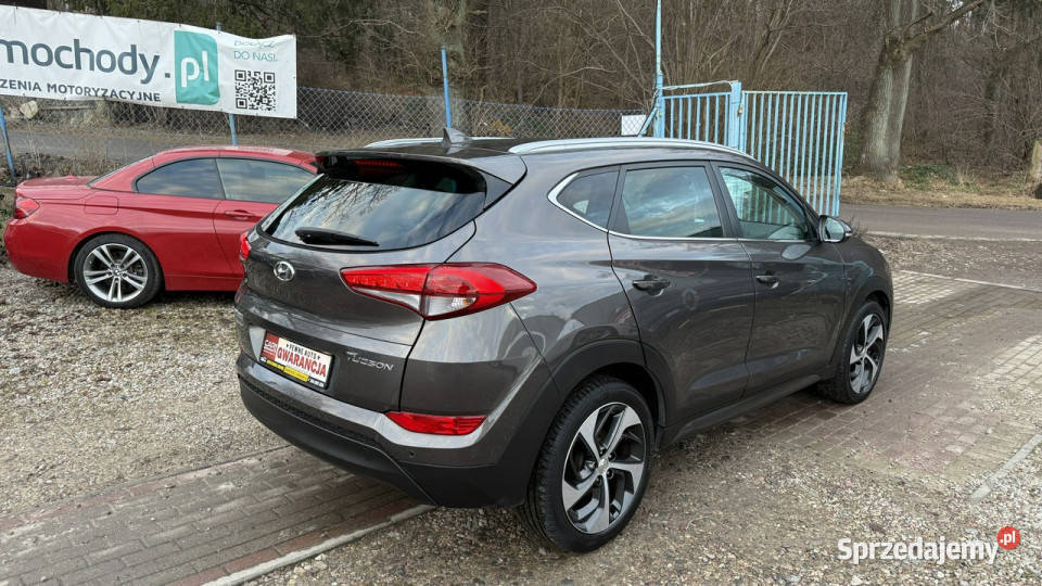 Hyundai Tucson 17 Crdi Navi kamera skóry ledy aluminiowe felgi Gdańsk