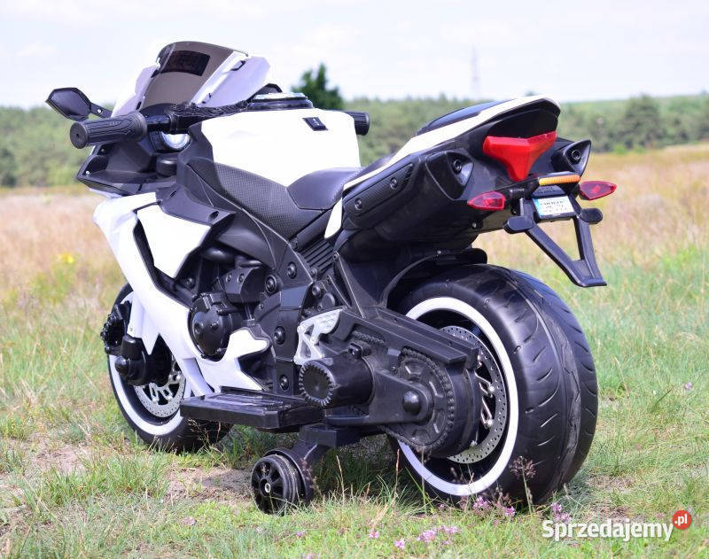 Autko motorek WIELKI MOTOR ŚCIGACZ na akumulator