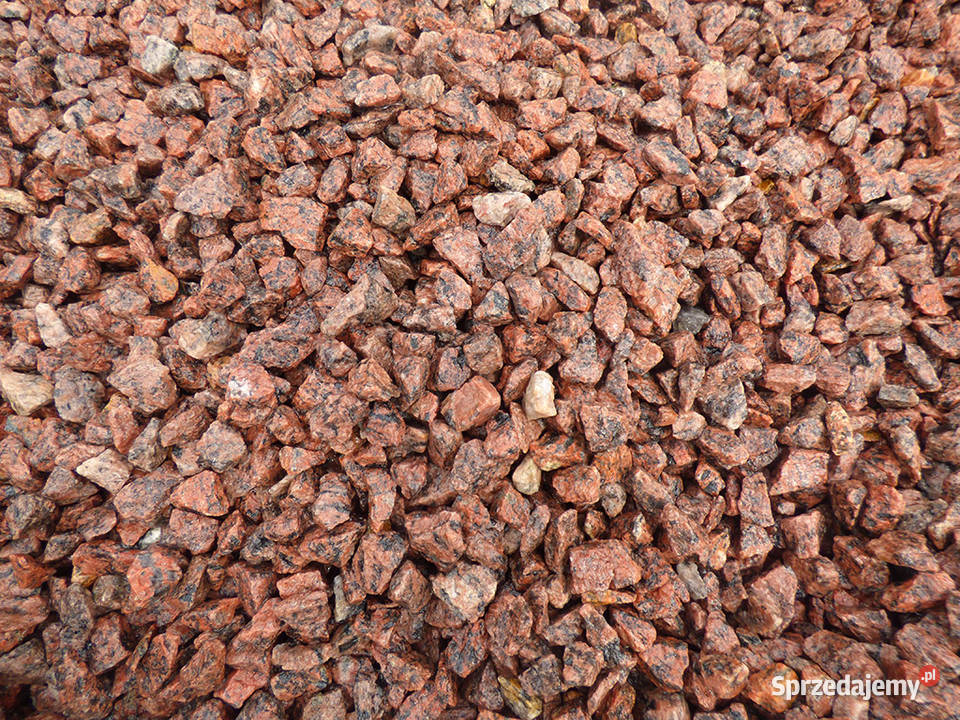 Grys czerwony Vanga kamyczki czerwone ogrodowe Architektura ogrodowa sprzedam