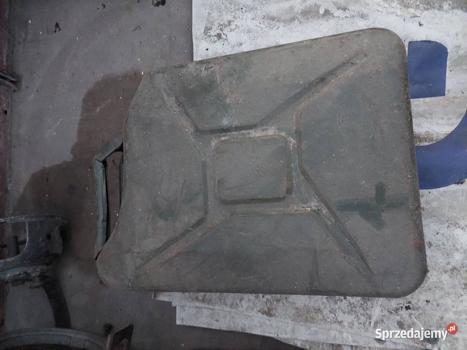 Kanistry metalowe PRL Koziegłowy