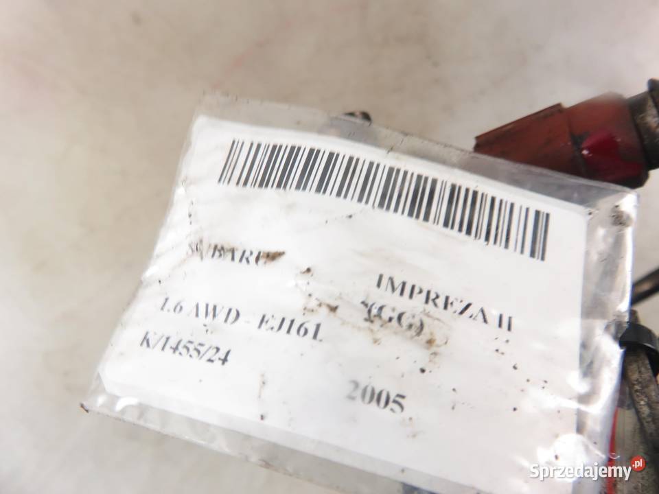 LISTWA WTRYSKOWA SUBARU IMPREZA II 16 AWD