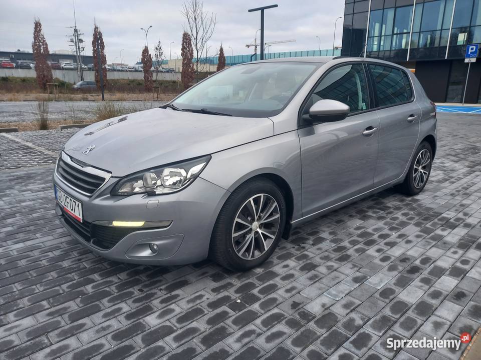 Peugeot 308 110 2014r piękny kolor panorama Gdańsk