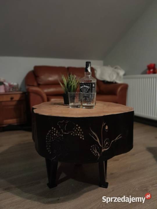 Stolik kawowy plaster stolik loftowy 71cm Kraków