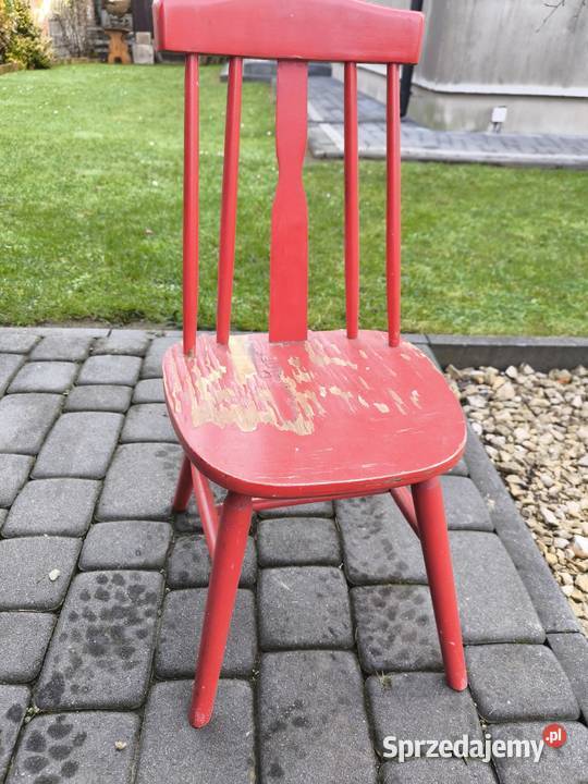 Krzesełko mały patyczak z okresu PRL łódzkie Radomsko sprzedam