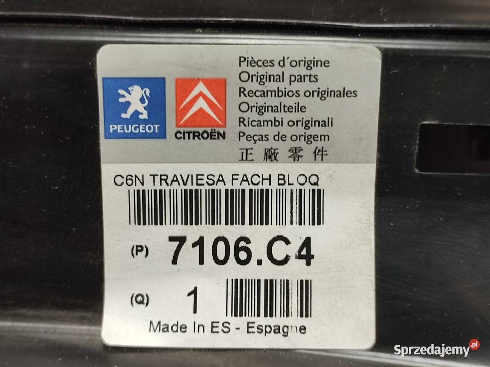 PAS PRZÓD PRZEDNI CITROEN XSARA PICASSO N68