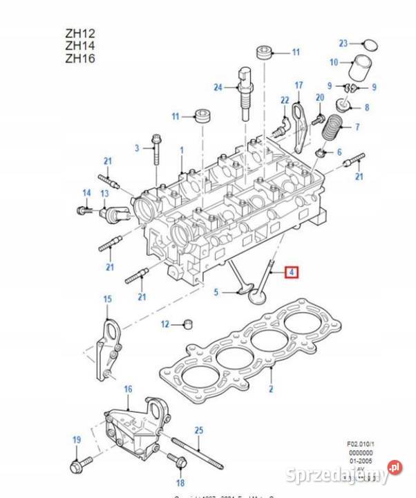ZAWÓR SSĄCY FORD FIESTA 9502 14 16 lubelskie sprzedam
