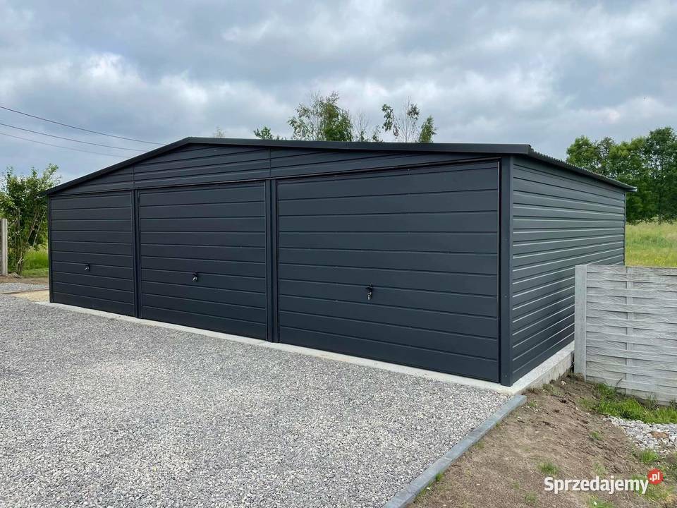 Garaż blaszany 9x5 Wzmocniony profilami Sprzedaż pomorskie Wejherowo