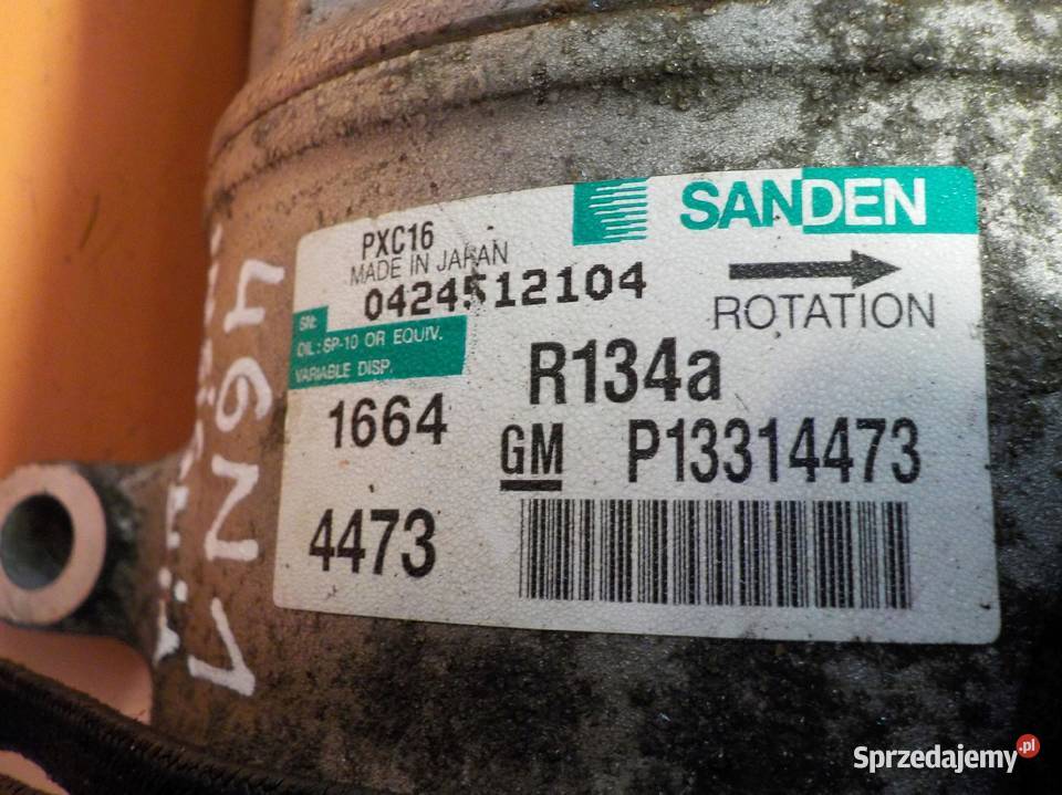 INSIGNIA A ZAFIRA 20 CDTI sprezarka klimatyzacji osobowe Suków