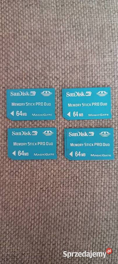 SanDisk Memory Stick PRO Duo 64mb karty pamięci małopolskie