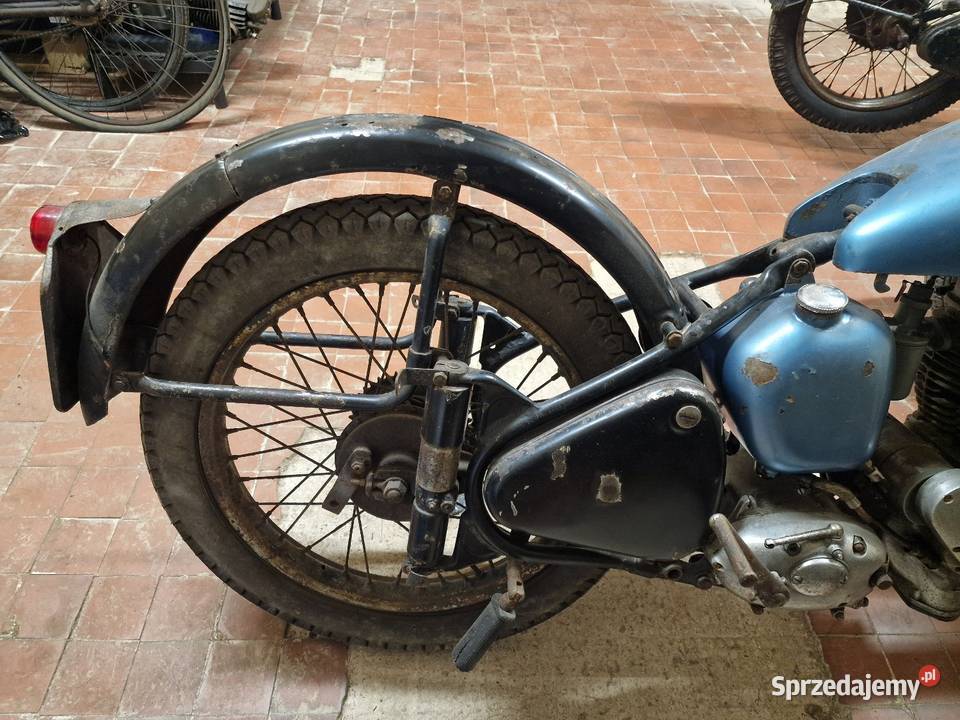 Bsa c10 250 1950r Projekt do renowacji silnik niebieski kujawsko-pomorskie Toruń