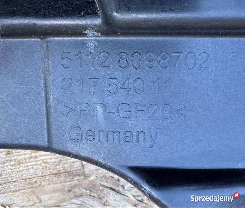 Ślizg mocowanie uchwyt zderzaka tył BMW g30 g31