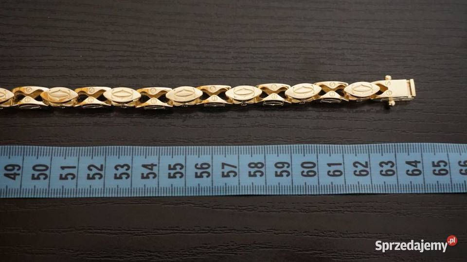 ZŁOTY ŁAŃCUSZEK CARTIER ŁAŃCUCH WZÓR KIZO 125G złote