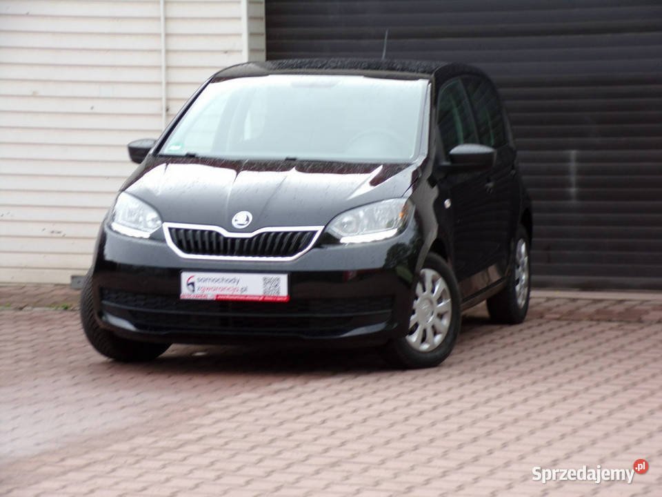 koda Citigo Led Klima MPI 67000 2019r czarny śląskie Mikołów
