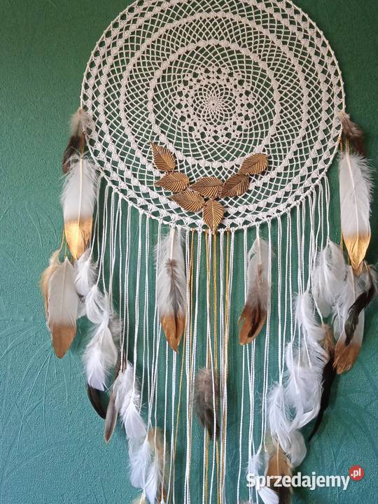 BIAŁO ZŁOTY ŁAPACZ SNÓW Piła