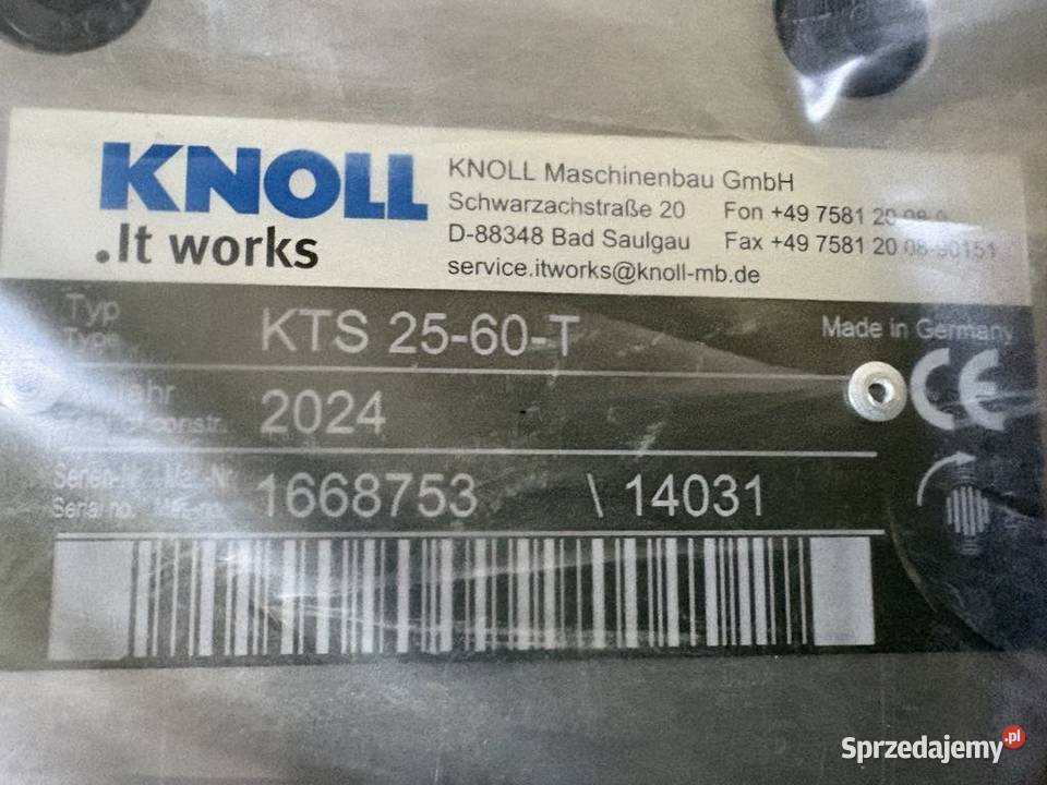 KNOLL KTS 2560T 2024 Pump Warszawa sprzedam
