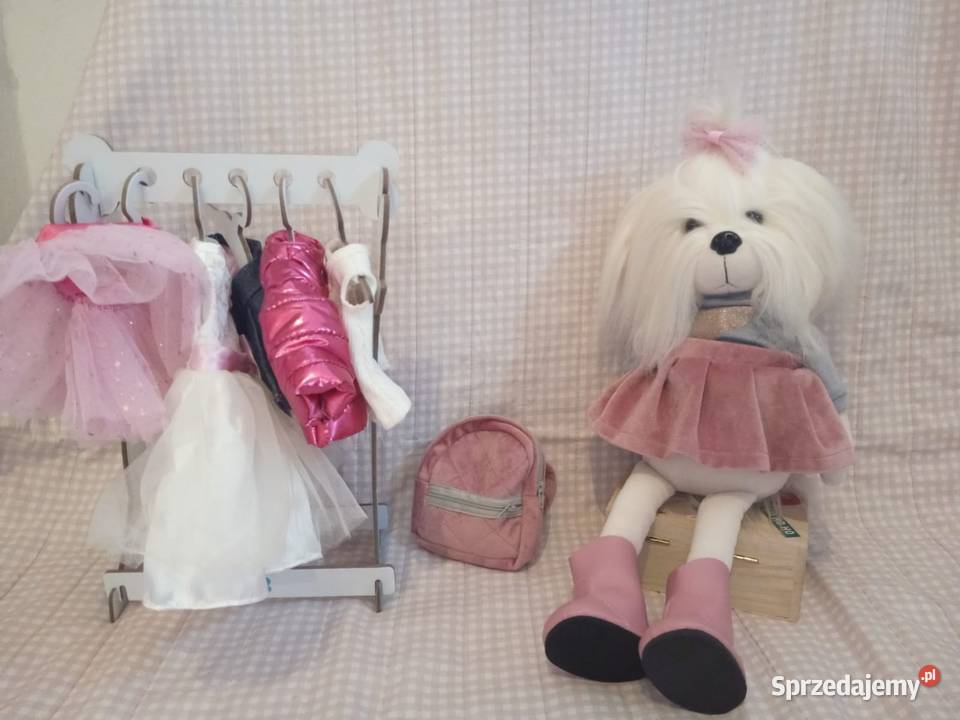 Lucky Doggy piesek przytulanka duży zestaw Warszawa
