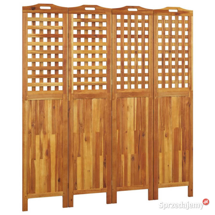 Parawan 4panelowy 162x2x180 lite drewno akacjowe Warszawa sprzedam